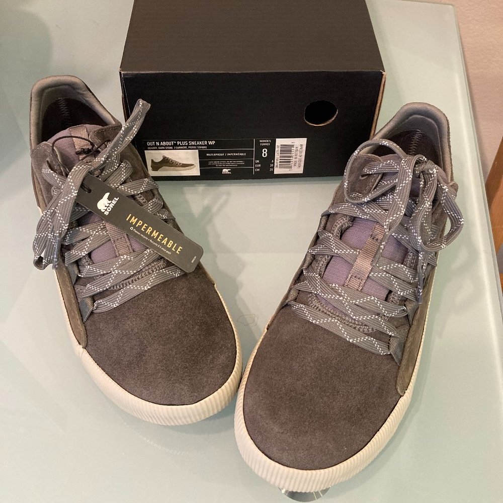 SOREL WOMEN'S OUT 'N ABOUT™ PLUS LACE SNEAKER SIZE 8 NEW